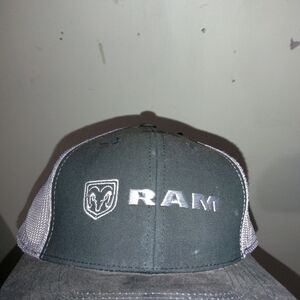 RAM Black and Gray Mesh Cap